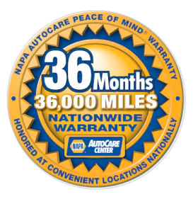 jensen auto service napa care gold logo