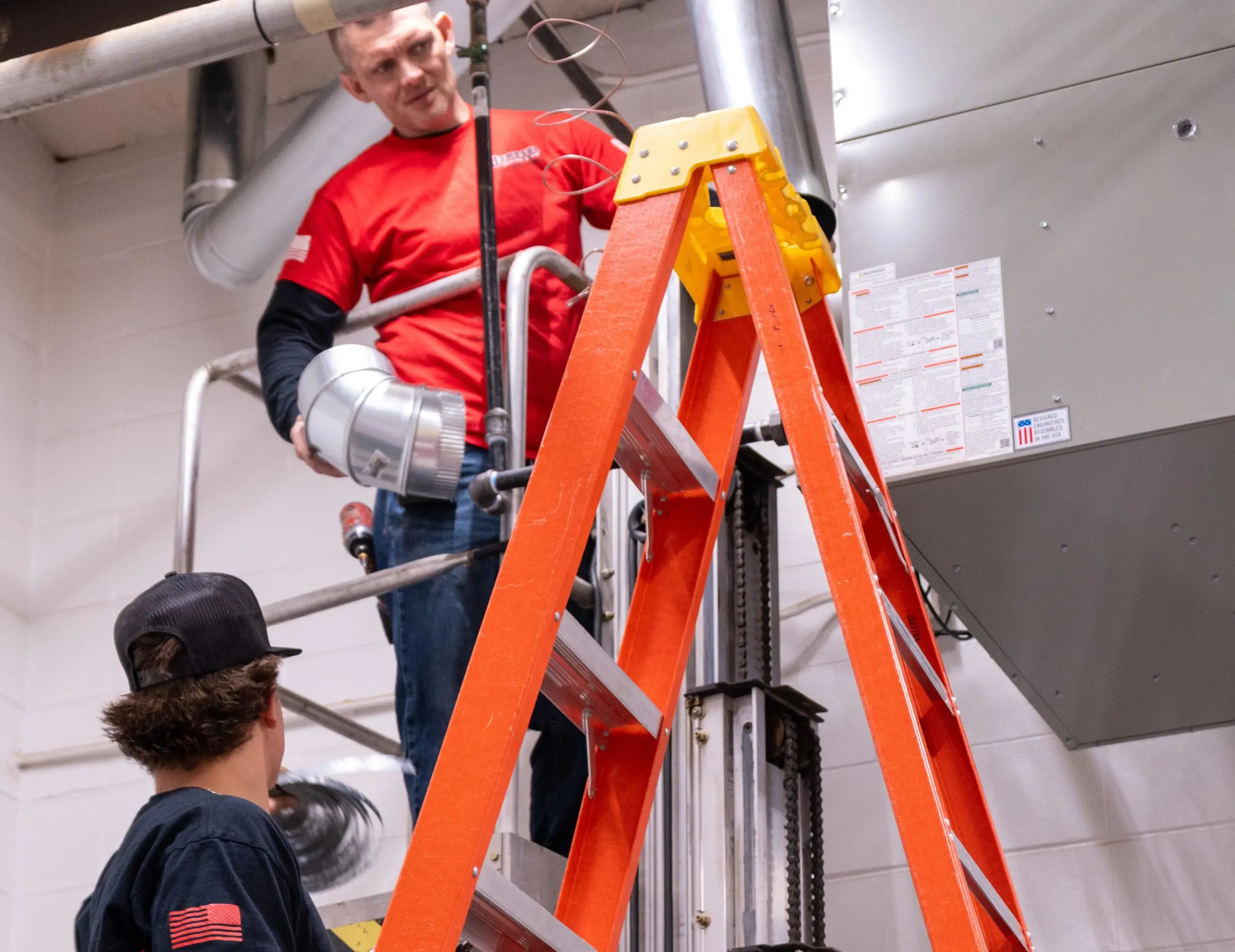 Jameson Heating + Air team working