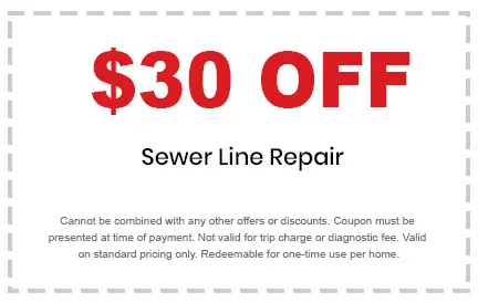 sewer line repair discount