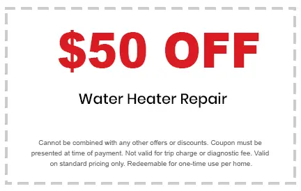 water heater repair discount