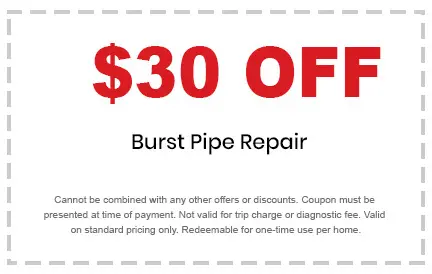 burst pipe repair discount