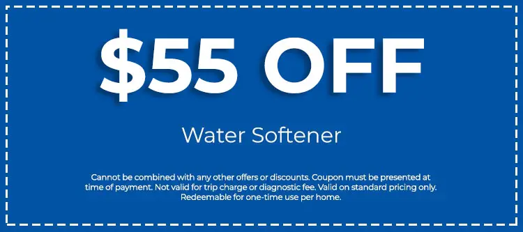 Discount on Water Softener Service