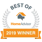 Best of HomeAdvisor 2019 Winner Badge