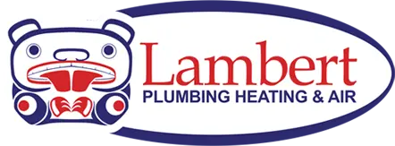 Lambert Plumbing Heating & Air logo featuring a stylized bear design, representing the brand's commitment to quality plumbing and heating services in Vancouver.