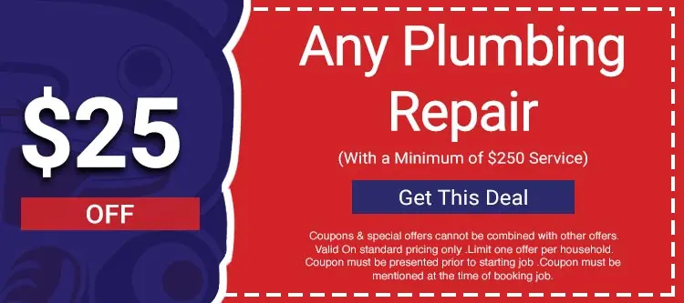 $25 off any plumbing repair with minimum $250 service, promotional coupon for Lambert Plumbing & Heating, Ltd.