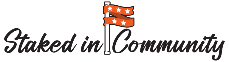Staked In Community Header Flag