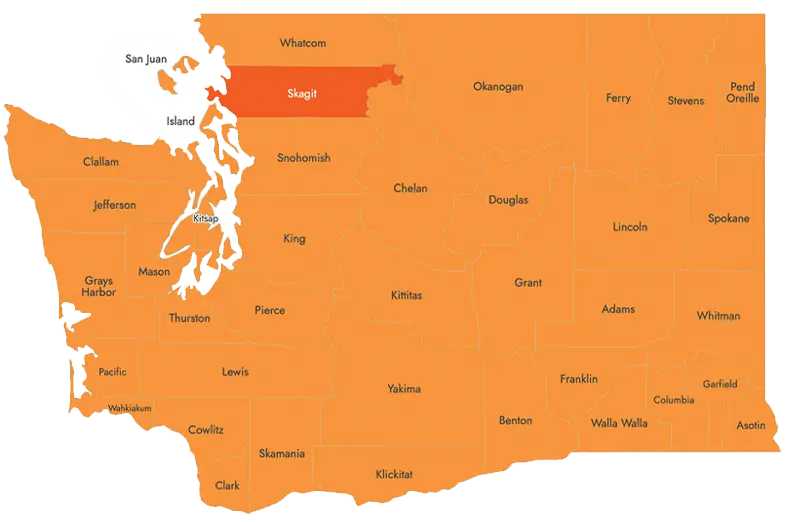 Skagit Service area map