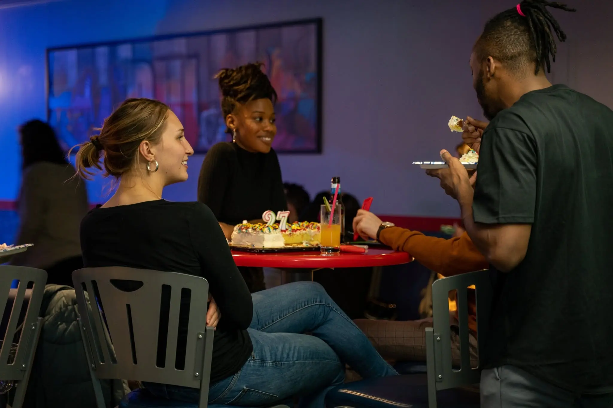 Boston Bowl Night Scene