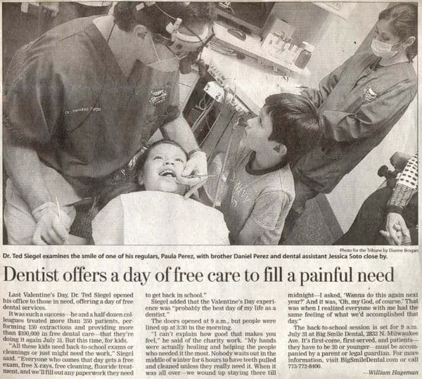 Dentist offers free care to Children