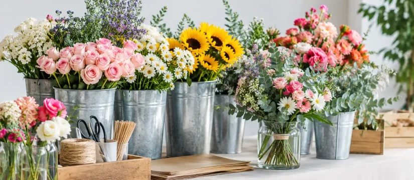 How to Build Your Own Bouquet Bar for Events