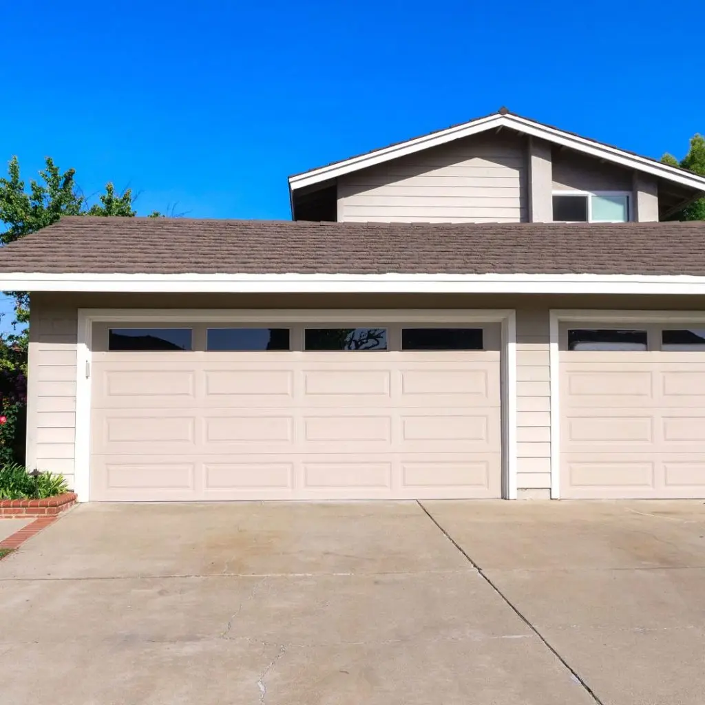 a well-maintained garage door in visalia ca
