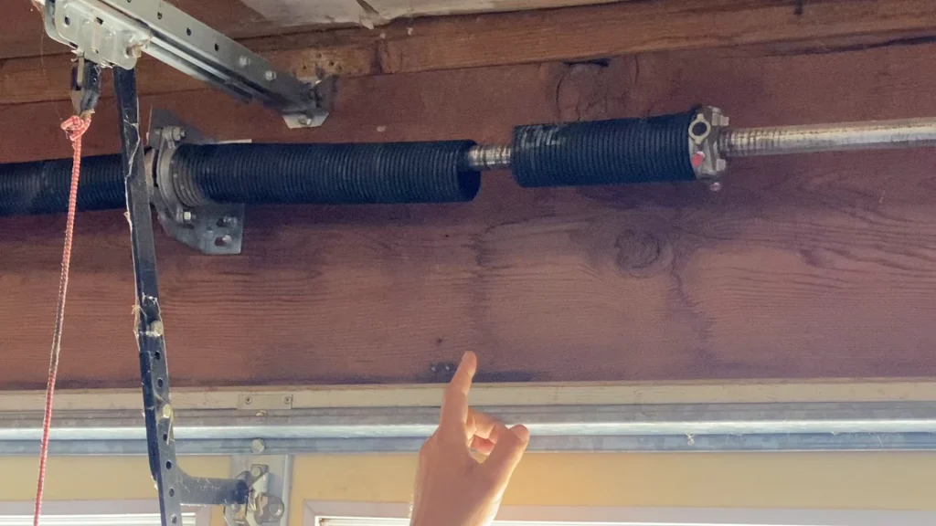 broken torsion spring