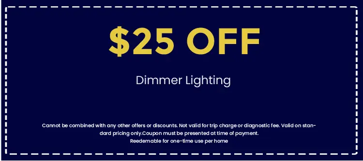Discount on Dimmer Lighting