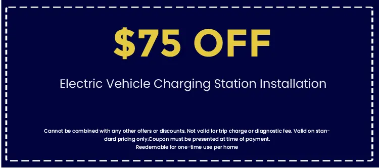 Discount on Electric Vehicle Charging Station