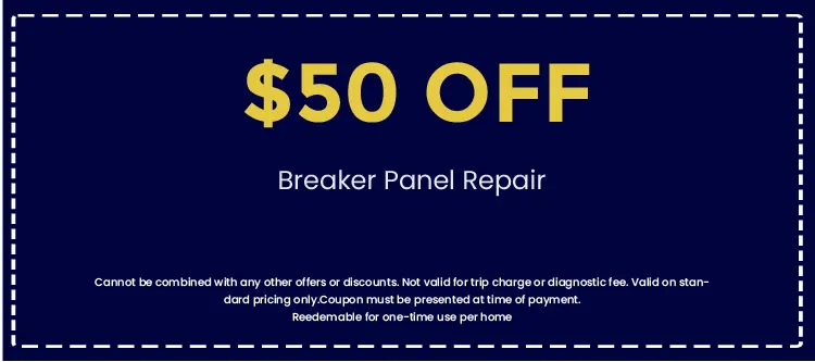 Discount on Breaker Panel Repair