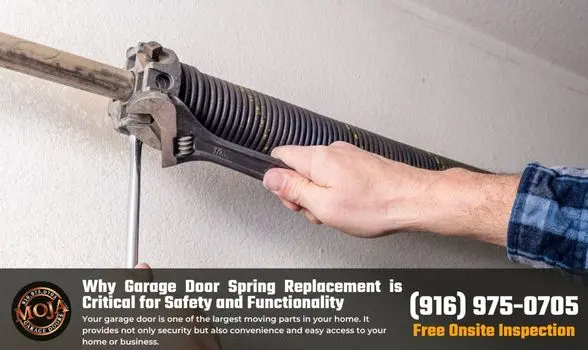 Why Garage Door Spring Replacement is Critical for Safety and Functionality