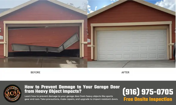How to Prevent Damage to Your Garage Door from Heavy Object Impacts