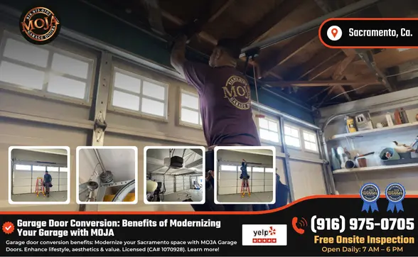 Garage Door Conversion Benefits of Modernizing Your Garage with MOJA