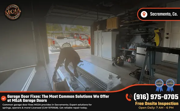 Garage Door Fixes The Most Common Solutions We Offer at MOJA Garage Doors