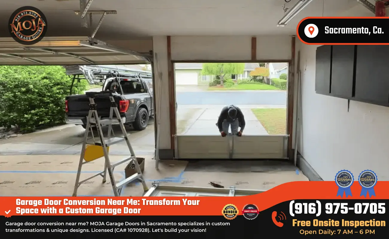 Garage Door Conversion Near Me Transform Your Space with a Custom Garage Door