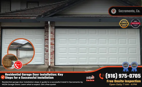 Residential Garage Door Installation Key Steps for a Successful Installation