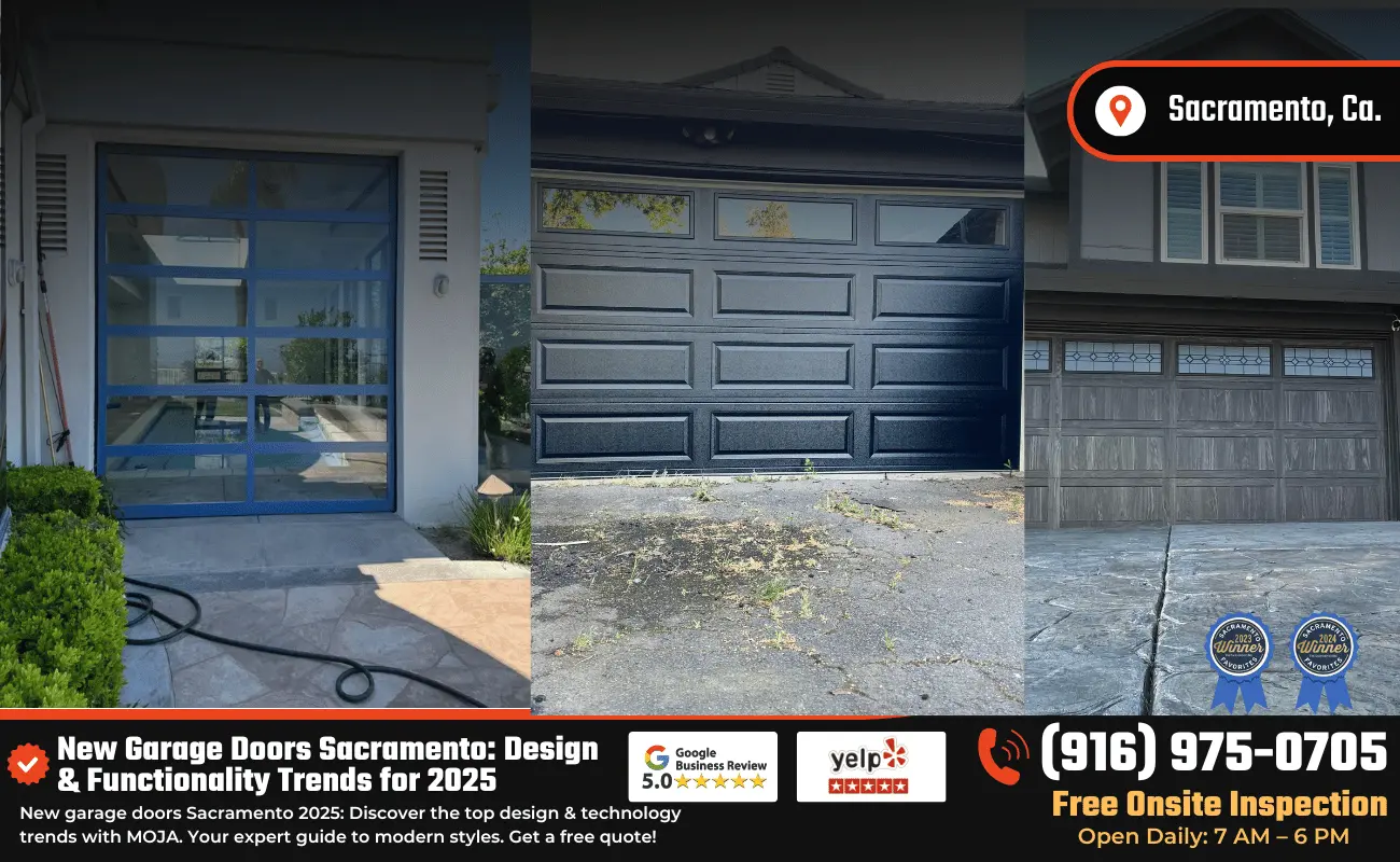 New Garage Doors Sacramento Design & Functionality Trends for 2025