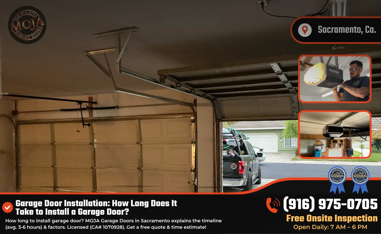 Garage Door Installation How Long Does It Take to Install a Garage Door