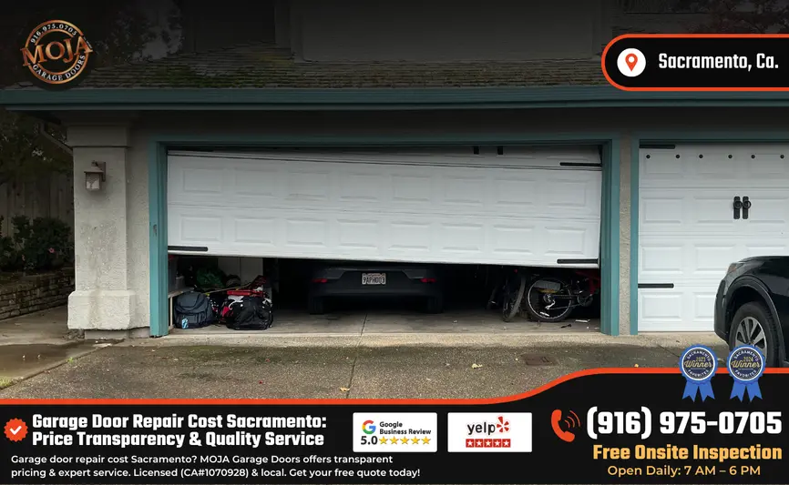 Garage Door Repair Cost Sacramento Price Transparency & Quality Service