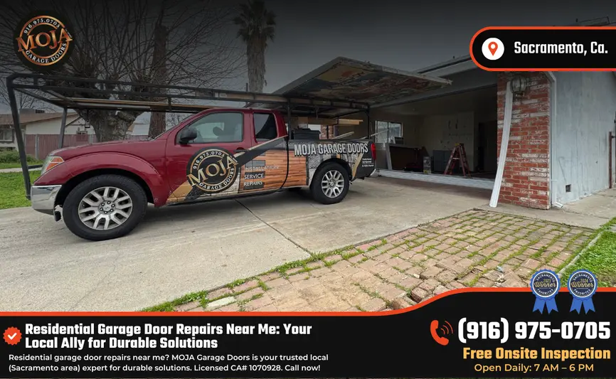 Residential Garage Door Repairs Near Me Your Local Ally for Durable Solutions