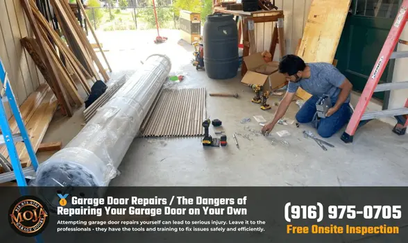 Garage Door Repairs _ The Dangers of Repairing Your Garage Door on Your Own