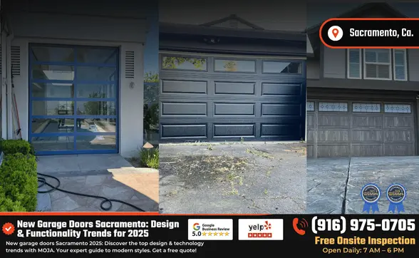New Garage Doors Sacramento Design & Functionality Trends for 2025