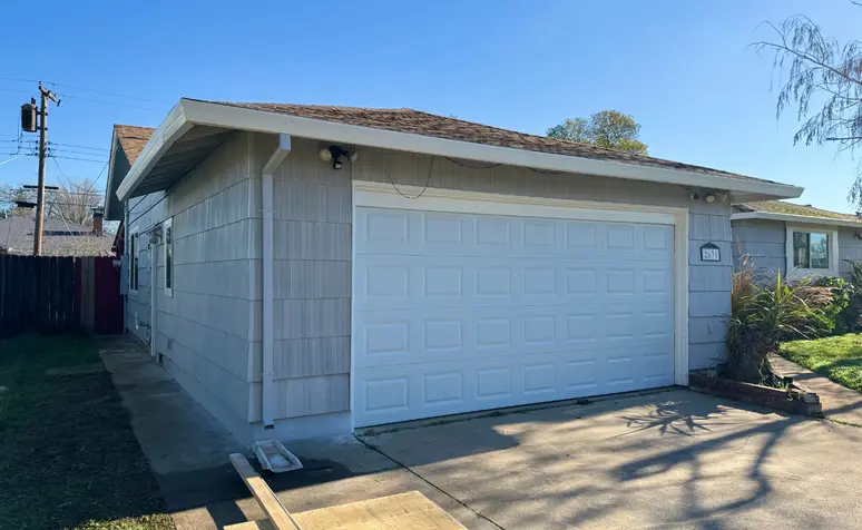 garage door crash after