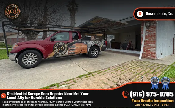 Residential Garage Door Repairs Near Me Your Local Ally for Durable Solutions
