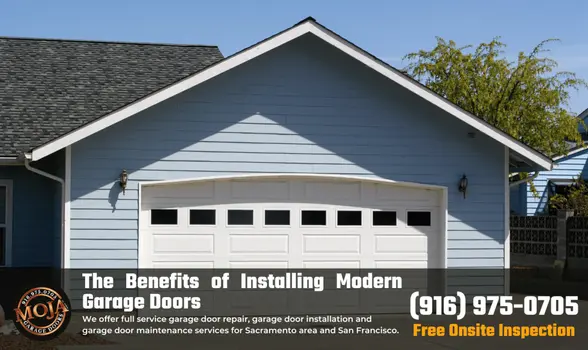 The Benefits of Installing Modern Garage Doors