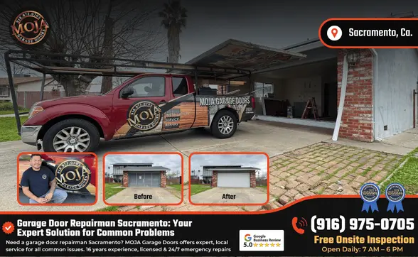 Garage Door Cost Pricing Guide for Installation in Sacramento
