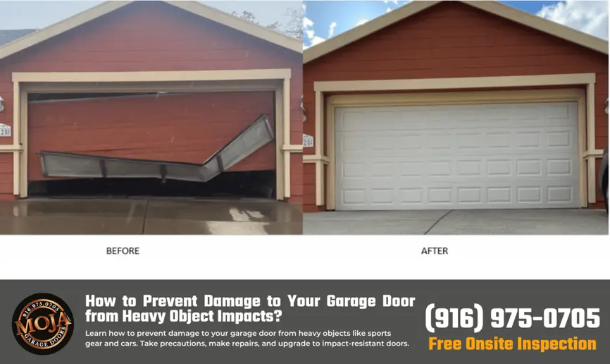 How to Prevent Damage to Your Garage Door from Heavy Object Impacts