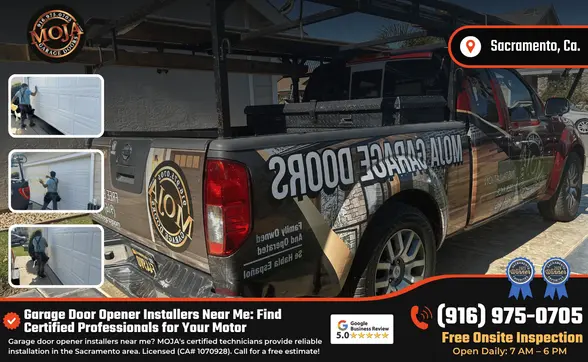 Garage Door Opener Installers Near Me Find Certified Professionals for Your Motor