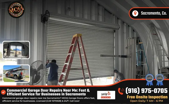 Commercial Garage Door Repairs Near Me Fast & Efficient Service for Businesses in Sacramento (1)