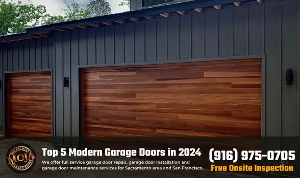 Top 5 Modern Garage Doors to Upgrade Your Home in 2024