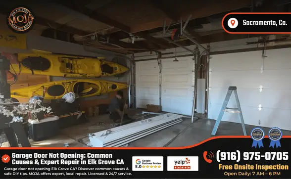 Garage Door Not Opening Common Causes & Expert Repair in Elk Grove CA
