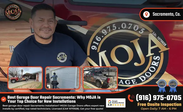 Best Garage Door Repair Sacramento Why MOJA is Your Top Choice for New Installations