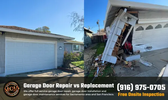 Garage Door Repair vs Replacement