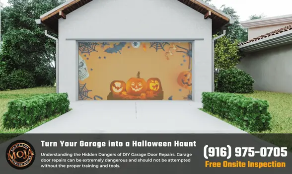 Turn Your Garage into a Halloween Haunt - moja garage doors