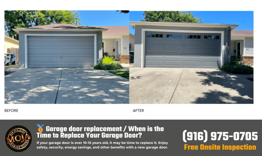Garage door replacement _ When is the Time to Replace Your Garage Door