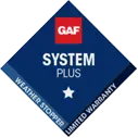 GAF System Plus Certified Badge