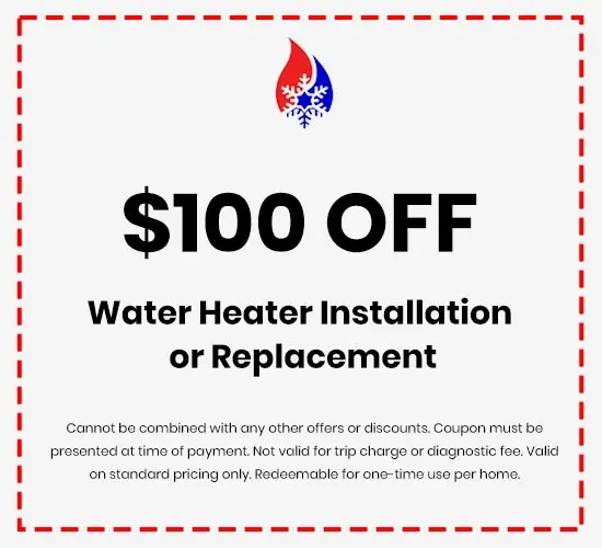 Discounts on Water Heater Installation or Replacement