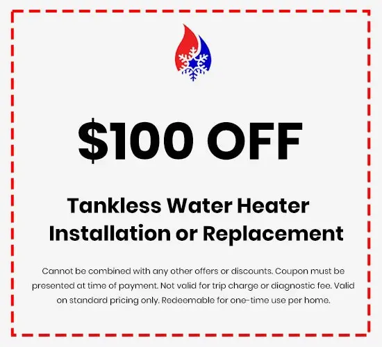 Discounts on Tankless Water Heater Installation or Replacement