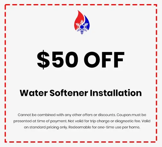 Discounts on Water Softener Installation