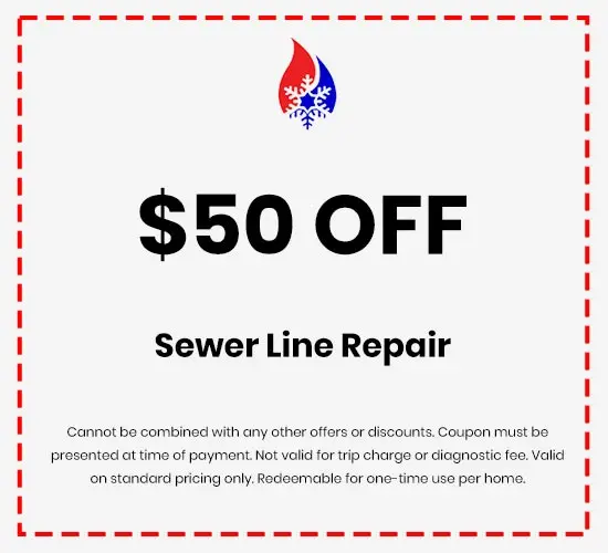 Discounts on Sewer Line Repair