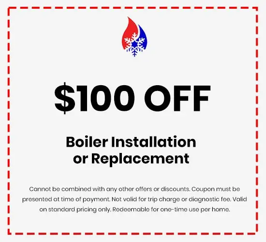 Discounts on Boiler Installation or Replacement